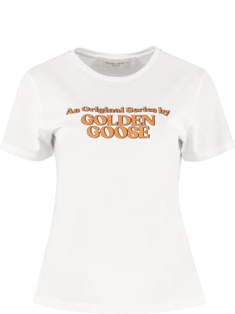 Golden Goose Ania Crew-neck Cotton T-shirt