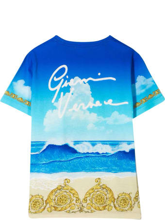 Versace T-shirt With Multicolor Print
