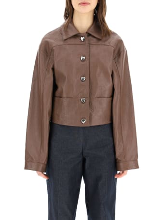 Saks Potts Perla Jacket In Monogram Leather