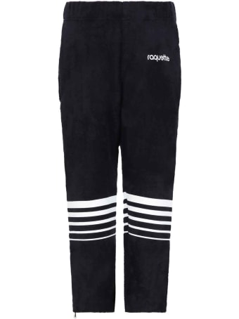 Raquette Blue Sweatpants For Kids With Logo