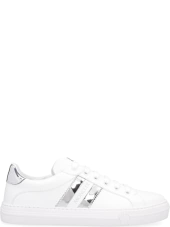 Moncler Ariel Leather Low-top Sneakers