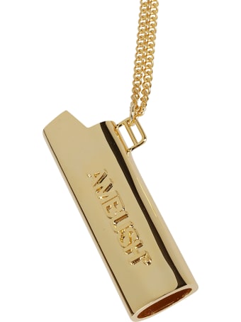 AMBUSH Gold-tone Brass Lighter Case Necklace