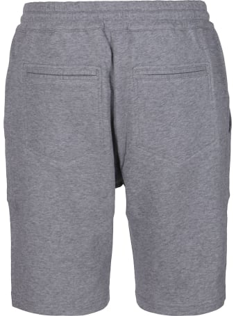 Brunello Cucinelli Grey Cotton Track Shorts