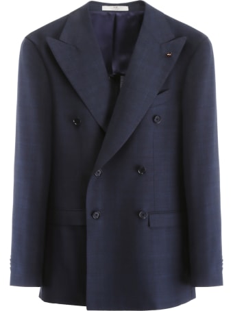 CC Collection Corneliani Deconstructed Tartan Blazer