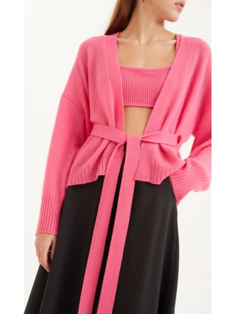 Antonella Rizza Cardigan Diamond Fucsia