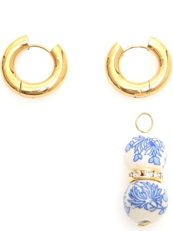 Timeless Pearly Single Pendant Earrings