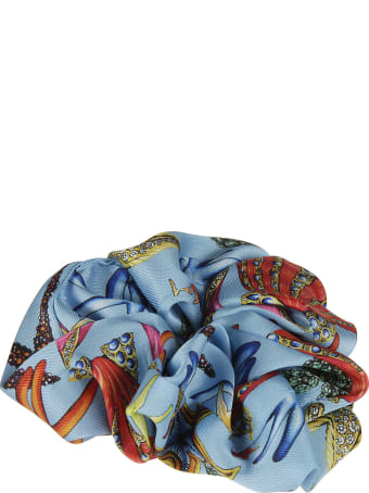 Versace Printed Elastic Scrunchie