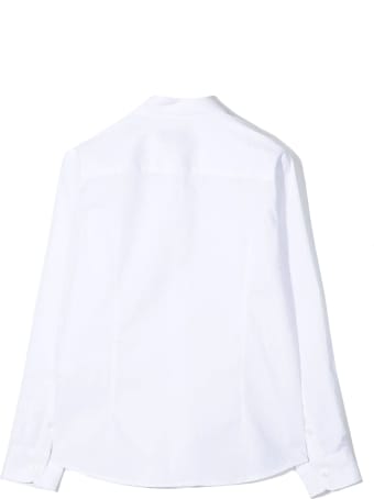 Paolo Pecora White Stretch Cotton Shirt