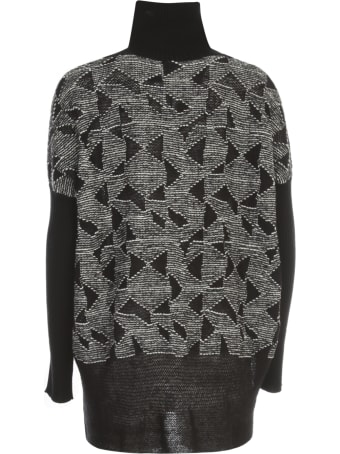 PierAntonioGaspari Long High Neck Sweater Bicolour
