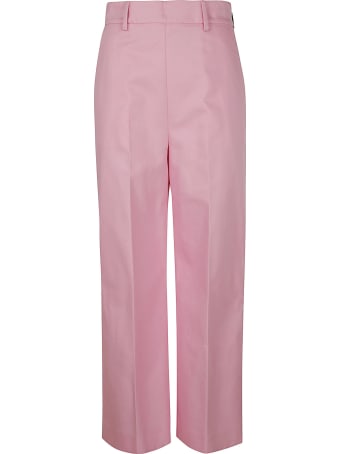 MSGM Straight Leg Plain Trousers