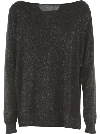 Nuur Boat Neck Open Sides Wool Sweater