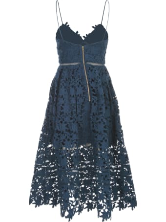 self-portrait Petrol Azaelea Dress