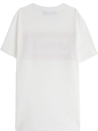Versace Cotton T-shirt With Logo Embroidery