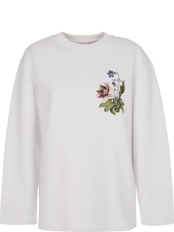 Off-White Botanical Arrows Oversized Crewneck Sweatshirt