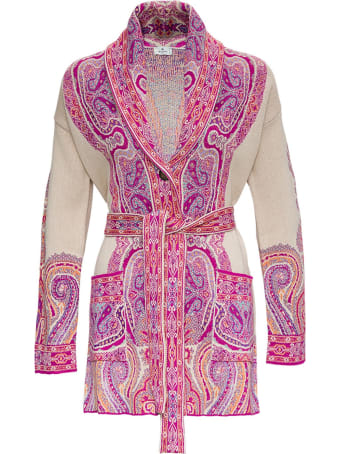 Etro Majorca Jacquard Cardigan