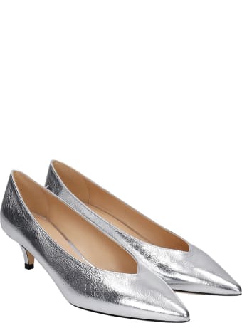 Fabio Rusconi Pumps In Silver Leather