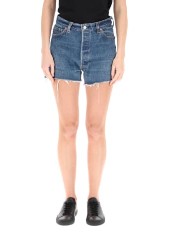 RE/DONE Shorts In Levi's Denim