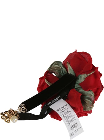 Dolce & Gabbana Rose Applique Choker