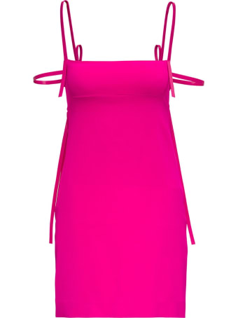 Dsquared2 Crepe Dress With Thin Straps