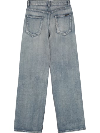 Saint Laurent 5-pocket Straight-leg Jeans