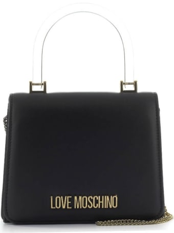 Love Moschino Black Nappa Handbag