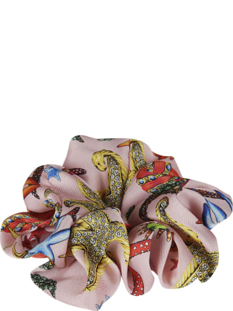 Versace Printed Elastic Scrunchie