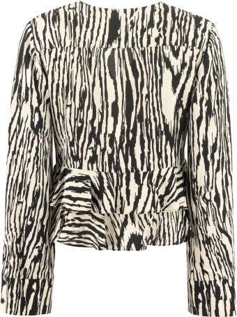 Baum und Pferdgarten Maloua Printed Frill Blouse