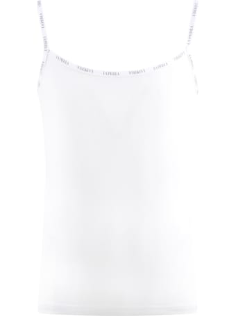 La Perla White Tank Top For Girl