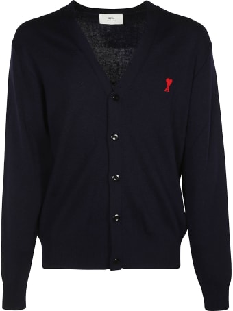 Ami Alexandre Mattiussi V-neck Buttoned Cardigan