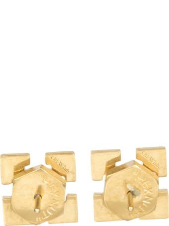 Off-White Mini Arrow Earrings