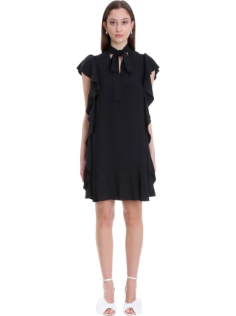 RED Valentino Dress In Black Viscose