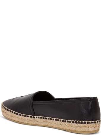 Saint Laurent Monogram Leather Espadrilles