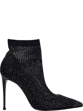 Le Silla Pumps In Black Suede