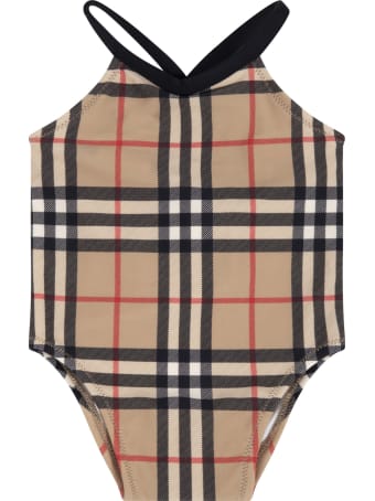 Burberry Beige Swimwear For Babygirl