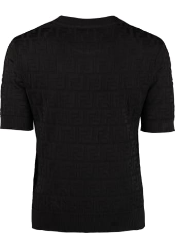Fendi Jacquard Knit Top