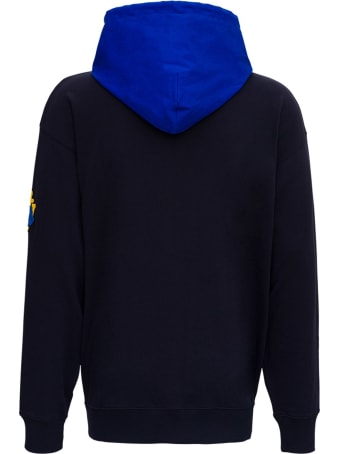 Moncler Blue Hoddie By Jw Anderson