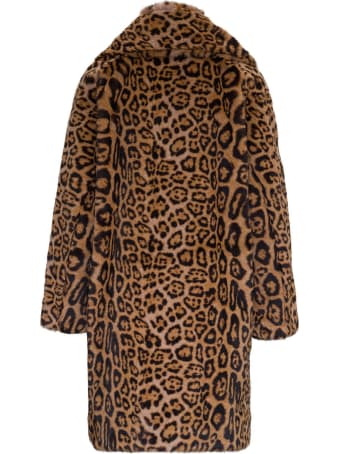 Liu-Jo Animalier Oversize Coat
