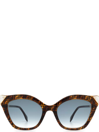 Fendi Fendi Ff 0357/g/s Havana Sunglasses