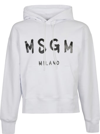 MSGM Milano Logo Hoodie