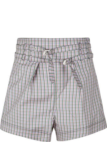 Philosophy di Lorenzo Serafini Double-belted Check Shorts