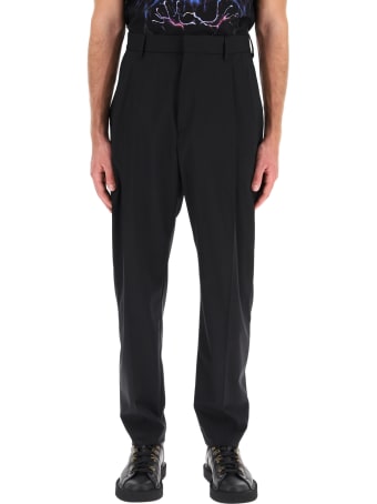 MSGM Trousers With Pleats