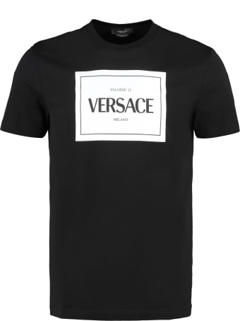 Versace Cotton Crew-neck T-shirt