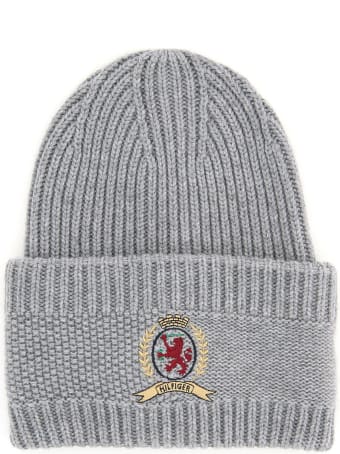 Tommy Hilfiger Classic Knit Hat With Logo Embroidery