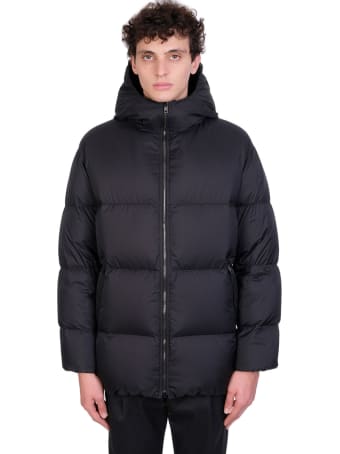 Theory Puffer In Black Nylon