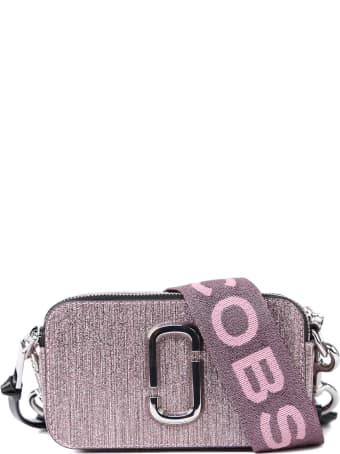 Marc Jacobs Snapshot Glitter Bag In Saffiano Leather