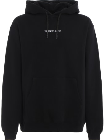 Vision of Super Hoodie White Skull And Red Star