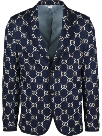 Gucci Gg Jersey Blazer