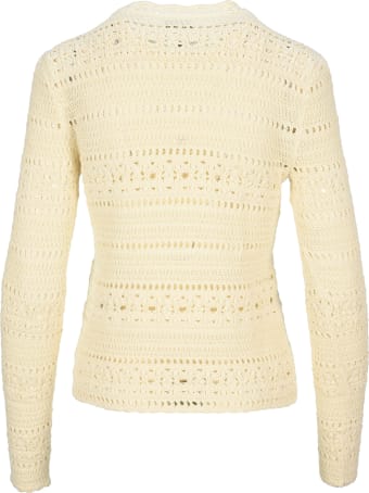 Saint Laurent Open Knit Top