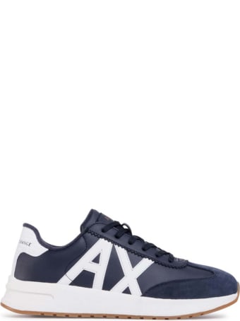 Armani Collezioni Armani Exchange Sneaker Blu Uomo