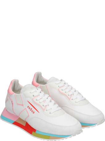 GHOUD Rush Sneakers In White Synthetic Fibers